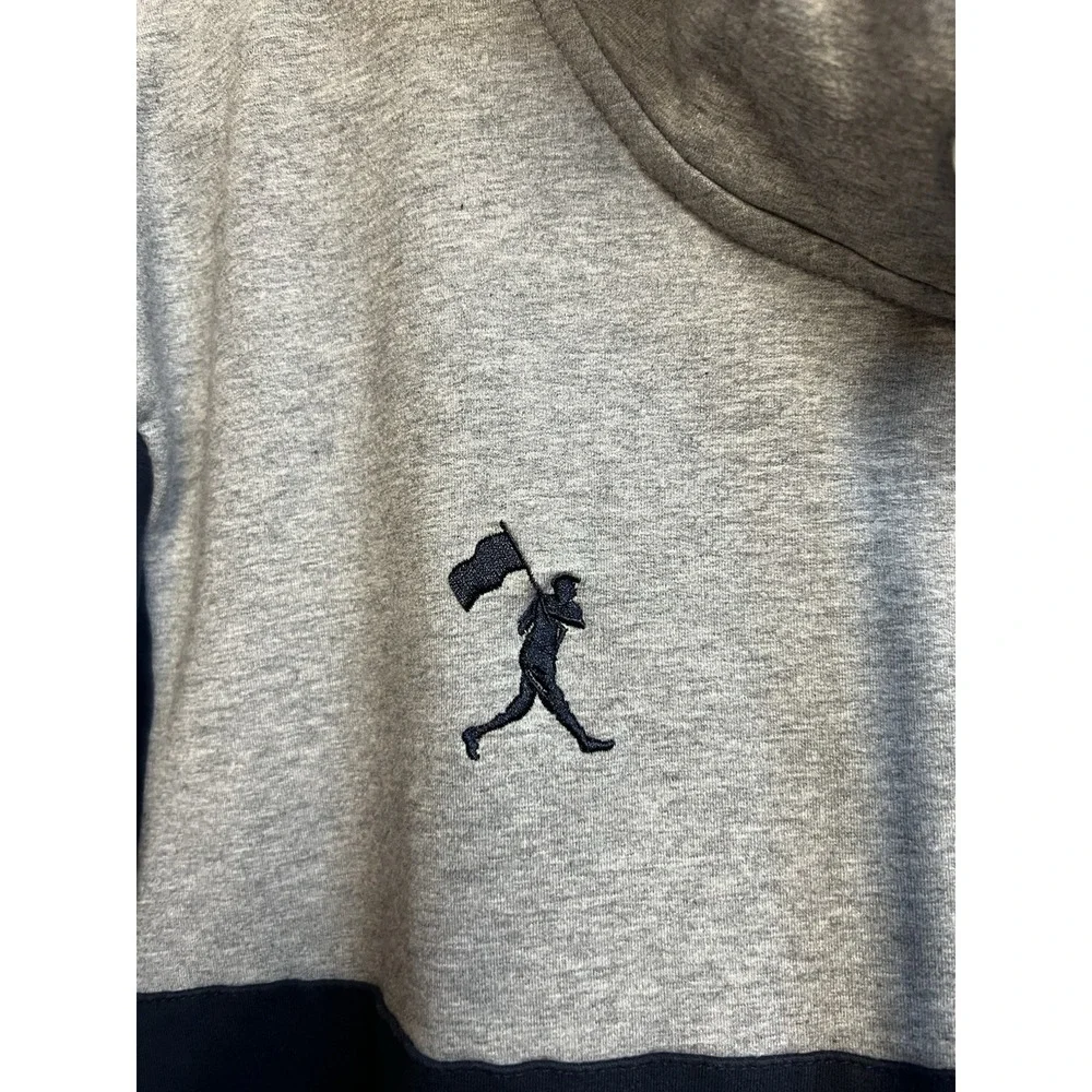 Baseballism Ken Griffey Jr #24 Hoodie Men's 3XL Gray Navy Mariners Full Zip